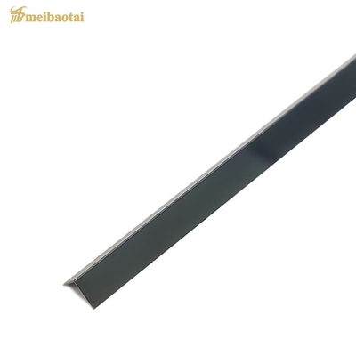 Bead Stainless Steel L Shaped Trim 2438mm Pvd Color Coating Tile Corner