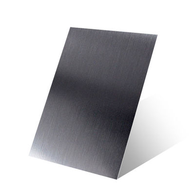 Black Brushed Hairline Stainless Steel Sheet 0.55mm Thickness Anti-fingerprint