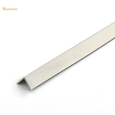 304 Stainless Steel Corner Edge Trim L Slot Gold Mirror Finished Decorative