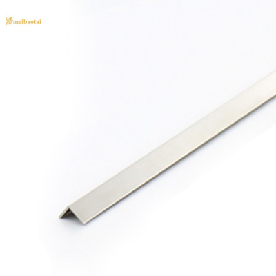 304 Stainless Steel Corner Edge Trim L Slot Gold Mirror Finished Decorative