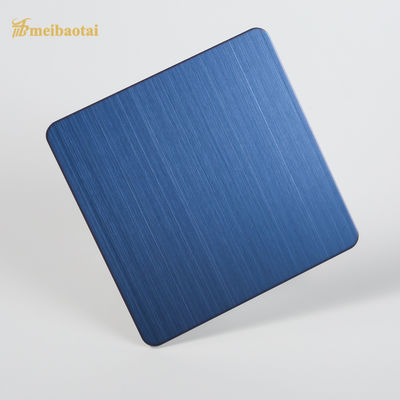 แผ่นสแตนเลสเกรด 430 ผิว Hairline เคลือบฟิล์ม PVC หนา 8c ขนาด 1219x2438 มม. สำหรับห้องครัวเชิงพาณิชย์