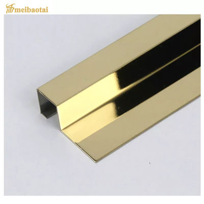 ราคาดี 304 สแตนเลส U โปรไฟล์มุม Tile Trim ความยาว 10FT สําหรับการปกป้องขอบ ออนไลน์