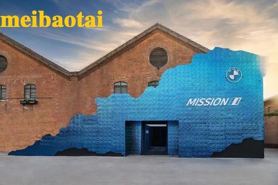 ราคาดี แผ่นสแตนเลสระลอกน้ำสีฟ้าไม่สม่ำเสมอตกแต่งสำนักงานร้านเสริมสวยผม ออนไลน์