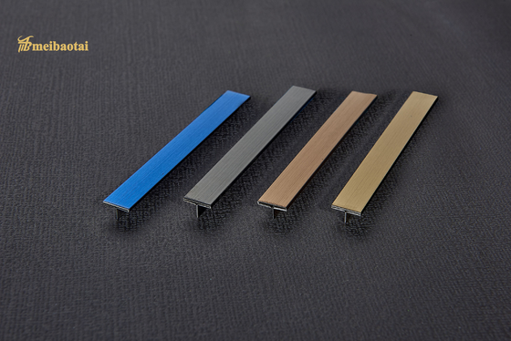 UVLT Profile Stainless Steel Tile Trim 8mm 10mm 20mm Anti Finger Print