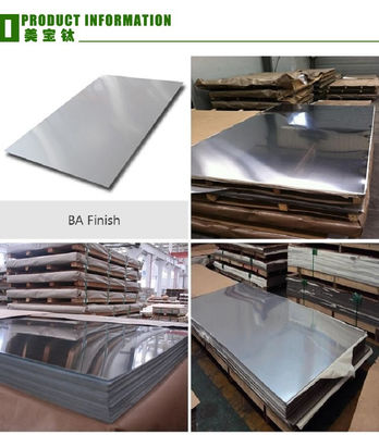 ราคาดี BA Finish Sustainable Cold Rolled Plate สแตนเลส ขนาดปรับแต่งได้สําหรับการใช้งานอุตสาหกรรม ออนไลน์