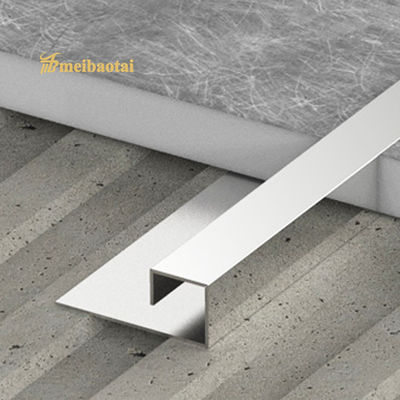 ราคาดี 304 SS โปรไฟล์ที่กําหนดเอง สแตนเลส ทริมไทล์มุม 10FT ออนไลน์