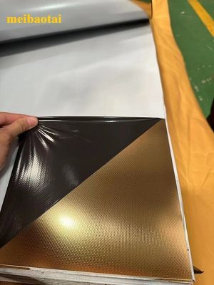 ราคาดี ผ้าใบสแตนเลสทองคําเคลือบกระดาษพิมพ์ ออนไลน์