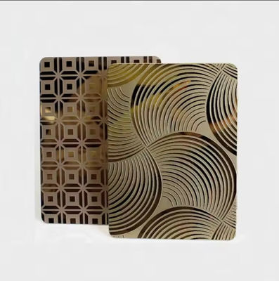 AISI มาตรฐาน 304 สแตนเลส แผ่นถัก 1219x3048mm สําหรับการใช้งานตกแต่ง