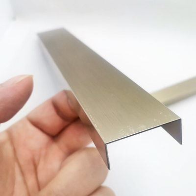ผู้ผลิต U Profile 304 สแตนเลส Tile Trim U Metal Shape