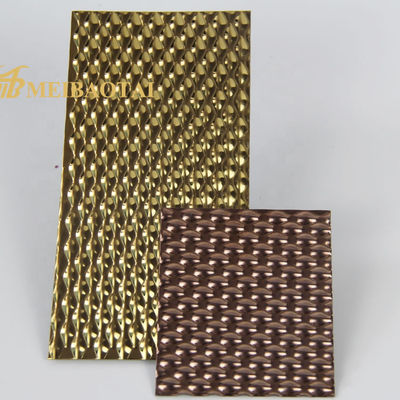 ราคาดี ทองแดง ทองประทับ ตกแต่ง สแตนเลส 304 สแตนเลส 1219x2438mm ออนไลน์