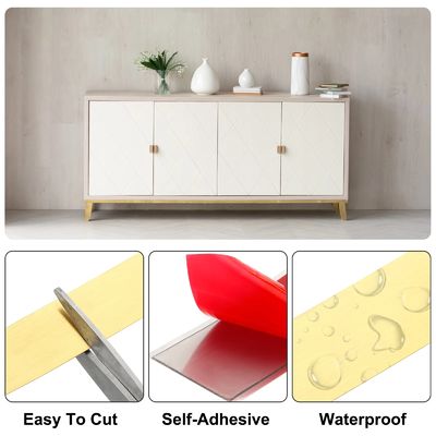 ราคาดี PVD สีเคลือบ 201 สแตนเลส Tile Trim แคลม Roll Flat Tape ง่ายในการทําความสะอาด ออนไลน์