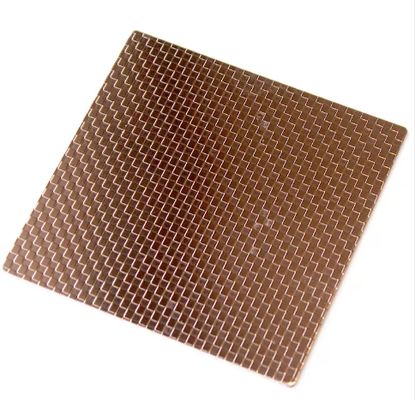 ราคาดี แผ่นตกแต่งสแตนเลสสตีล Rose Gold ลายนูนกระจก ออนไลน์