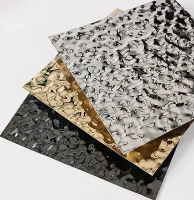 สีกระจก สแตนเลส สีน้ํา ลายกระจก การตกแต่งเพดาน