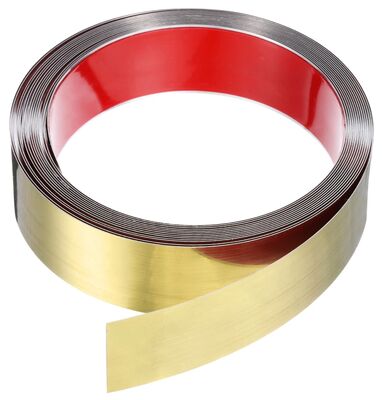 Stainless Steel Golden Mirror / Hailrine Strip Decoration Wall