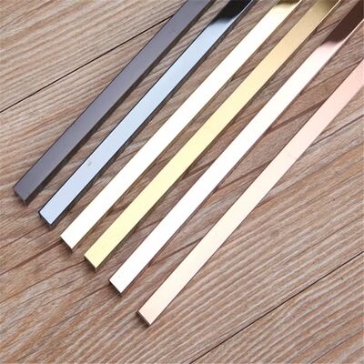 ราคาดี 304 สแตนเลส U Profile Tile Trim พร้อมเคลือบสี PVD ในความยาว 10 ฟุต ออนไลน์