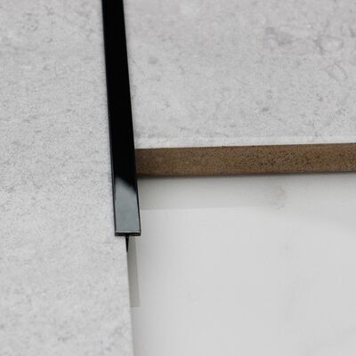 PVD กระจกดํา 10 ฟุต สแตนเลส Edge Trim 304 รูปทรง