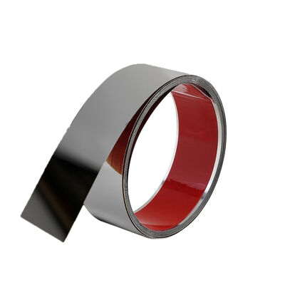 ขอบสแตนเลสเคลือบ PVD ทนทานต่อการสึกหรอ พร้อมม้วนกาว