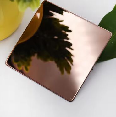 ใบเหล็กไร้ขัดสี PVD หรูสําหรับตกแต่งภายในที่ทันสมัย