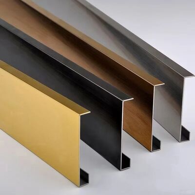 ราคาดี 304 สแตนเลส U Profile Tile Trim พร้อมเคลือบสี PVD ในความยาว 10 ฟุต ออนไลน์
