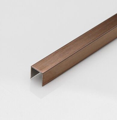 ราคาดี ขายปลีกทองแดงทองคําแปรง สแตนเลส U Channel Trim สําหรับผนัง ออนไลน์
