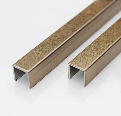 ราคาดี U6 U8 U10 สแตนเลสสั่น U Channel Trim สําหรับตกแต่งผนัง ออนไลน์