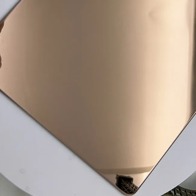 304 Rose Gold Mirror สแตนเลส สําหรับลิฟท์และตกแต่งโรงแรม