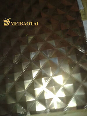ราคาดี การออกแบบเกล็ดปลาแผ่นสแตนเลสกระจกสีทองสำหรับแผงตกแต่งผนัง online