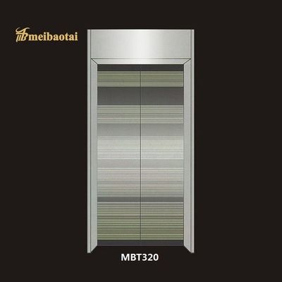 แผ่นสแตนเลส 304 หนา 0.95 มม. ผิวแฮร์ไลน์ เคลือบสีเงิน สำหรับลิฟต์