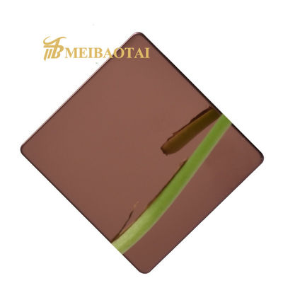 ราคาดี แผ่นสแตนเลสตกแต่งผิว PVD สี Mirror Finish มาตรฐาน DIN สำหรับตกแต่งผนังและเพดานอย่างหรูหรา ออนไลน์