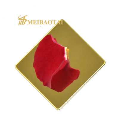 แผ่นเหล็กสแตนเลสสี PVC 8C, แผ่นโลหะสำเร็จรูป ISO Mirror