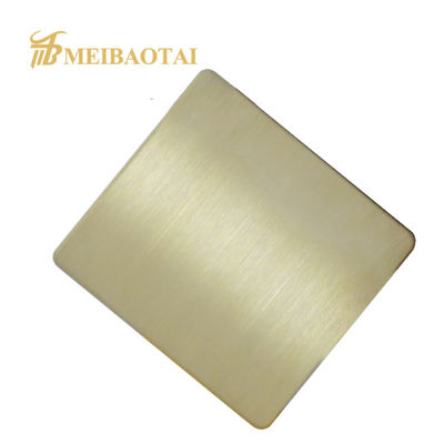 ราคาดี พานอลสแตนเลส PVD ที่เคลือบเกรด 430 Hairline ด้วย 8c PVC Film สําหรับการใช้งานในสถาปนิก ออนไลน์