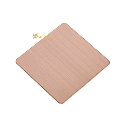 ราคาดี แผ่นสแตนเลสเกรด 430 เคลือบ PVD ผิว Hairline ขนาด 1219x2438 มม. พร้อมฟิล์ม PVC 8c ออนไลน์