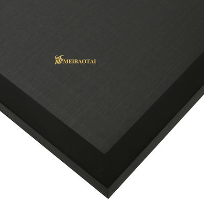 0.55mm ความหนา PVD สีเคลือบเส้นผมแผ่นสแตนเลส 1219x2438mm สําหรับแผ่นผนัง