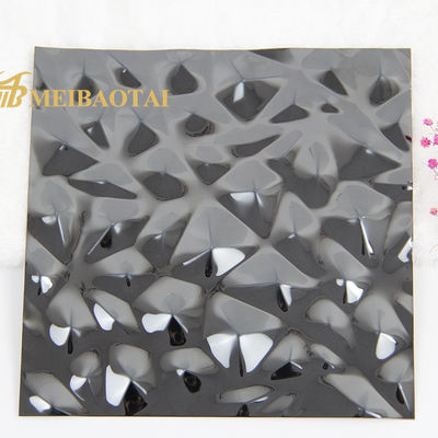 ราคาดี เลเซอร์ PVC Commercial Kitchen แผ่นผนังสแตนเลสนูน 8FT Length ออนไลน์