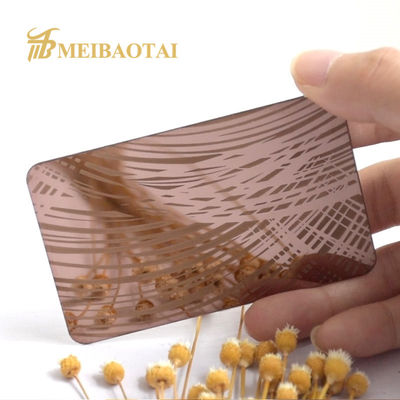 ราคาดี 201 304 แผ่นสแตนเลสสลักเสร็จแล้ว 4x8 Feet Slit Edge ออนไลน์