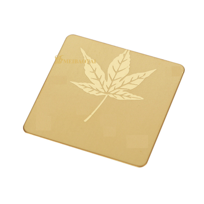 SUS 304 201 316L Hairline Etched Stainless Steel Sheet Width 1500mm