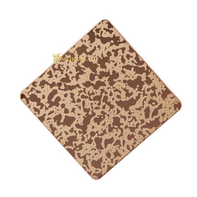 ราคาดี กระจกแกะสลักแผ่นสแตนเลสตกแต่ง 4 * 8FT Pvd Color Coating ออนไลน์