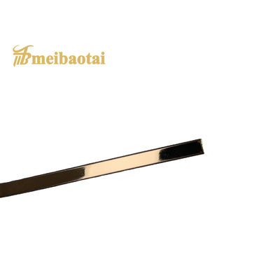 สีชมพูเคลือบ 8 มม สแตนเลส Tile Trim EN มาตรฐานสําหรับการป้องกันมุม