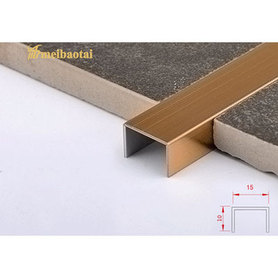 ราคาดี ASTM มาตรฐาน 12 มม สแตนเลส Tile Trim with 0.65 มม ความหนาสําหรับการปกป้องขอบพื้น ออนไลน์