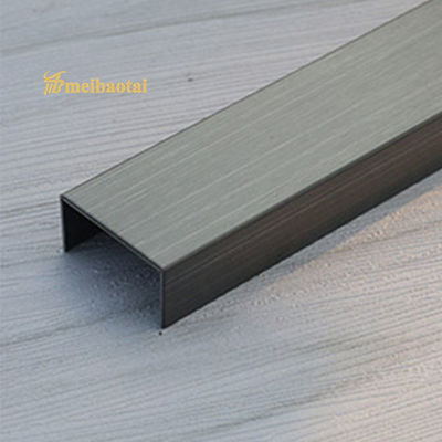 ราคาดี 10mm สแตนเลสโลหะ Bullnose ขอบขอบตัดแต่งเส้นผมพื้นผิว ออนไลน์