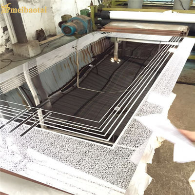 ราคาดี แผ่นประตูลิฟต์สแตนเลสสลักกระจกรูปแบบที่กำหนดเอง ออนไลน์