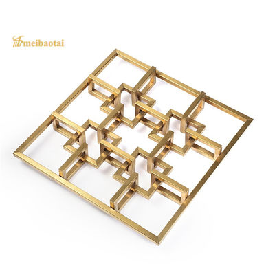 ฉากกั้นห้องกรอบโลหะแฮร์ไลน์หน้าจอศิลปะหนา 4 ซม. JIS Standard