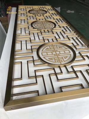 ราคาดี Ss304 สแตนเลส ห้องแบ่งสีทอง สีเส้นผมตกแต่งผนัง ออนไลน์