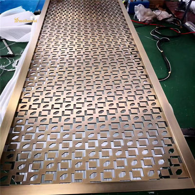 ราคาดี PVD ทอง ดําเคลือบเหล็กไร้ขัด อลูมิเนียม ห้องส่วนจําเพาะขนาด ออนไลน์