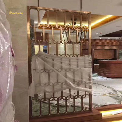 ราคาดี ตกแต่งฉากกั้นห้องด้วยเลเซอร์ตัดโลหะสแตนเลสในห้องรับประทานอาหาร ออนไลน์