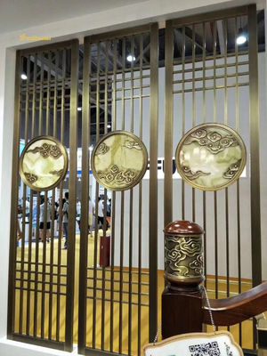 SS304 201 ฉากสแตนเลสลายเส้นผมตกแต่งโรงแรม, ผนัง, ร้านอาหาร