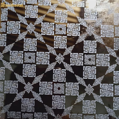 ราคาดี ลวดลายรูปสมมาตรปกติสลักแผ่นสแตนเลสลิฟต์ลิฟต์ตกแต่งแผง ออนไลน์