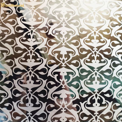 ราคาดี กระจกสลักแผ่นสแตนเลสหนา 0.55 มม. แผ่นตกแต่ง SS ออนไลน์