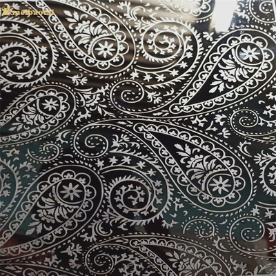 4 * 8FT Pvc แผ่นเหล็กสลักตกแต่งแผ่นสแตนเลส 1000mm Width