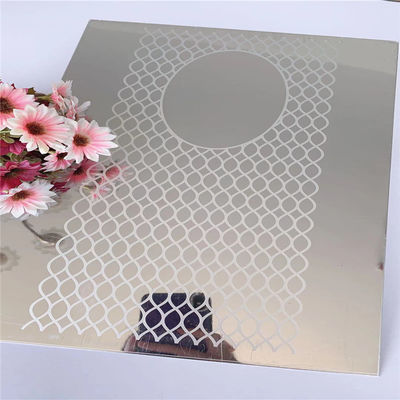 ราคาดี 304 สแตนเลส โลหะสแตนเลส พร้อมกระจกทอง 1219x2438mm สําหรับตกแต่งลิฟท์ ออนไลน์
